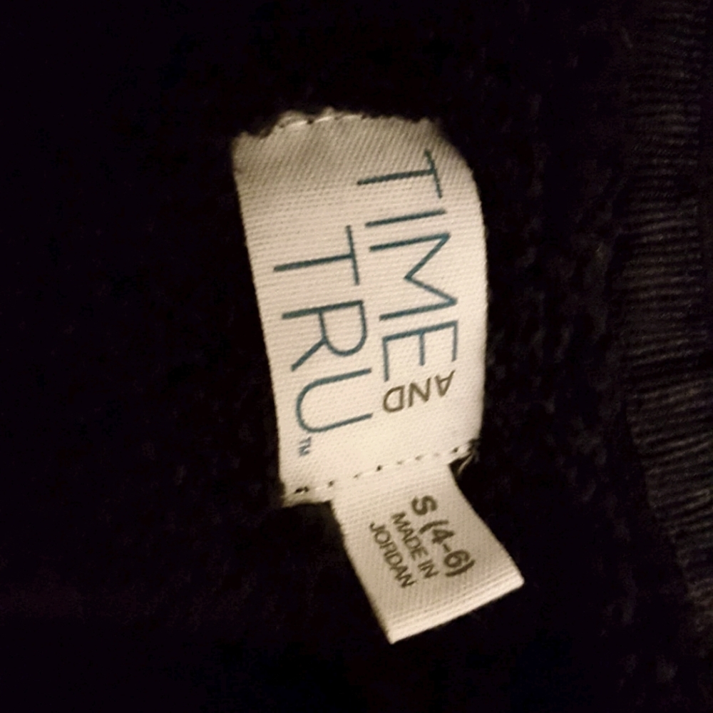 Time & Tru Black Jacket - Picture 3 of 7